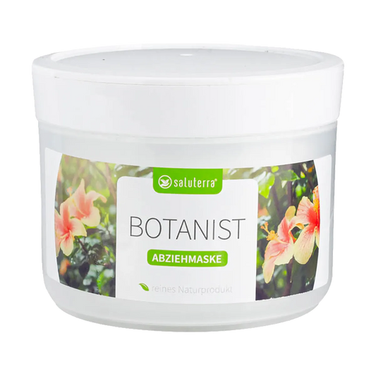 saluterra® BOTANIST Abziehmaske mit Rosenblüten und Hibiskus