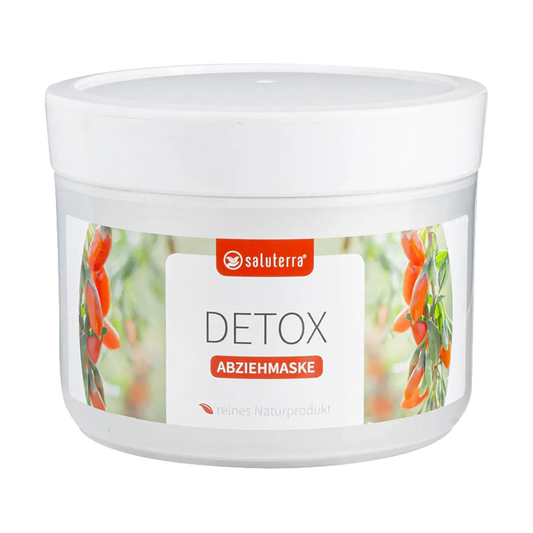 saluterra® DETOX Abziehmaske mit Goji Beeren und Kurkuma